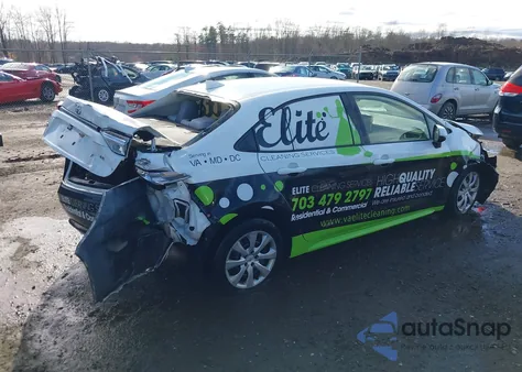 2020 Toyota Corolla Le из США, поврежденный, VIN JTDEPRAE7LJ008370